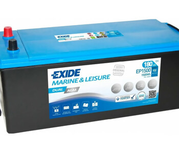 {DepartmanAdi} / AKÜ 12V 180A DUAL  AGM   MARİNE  EXIDE  180A    11.13.001500   {Ozet}
