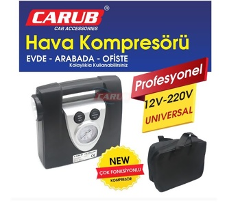 {DepartmanAdi} / HAVA KOMPRESÖRÜ 12V 220V PROFESYONEL  ÇANTALI  {Ozet}