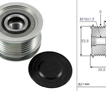 {DepartmanAdi} / KASNAK RULMANLI 6PK F556014 DELCO TİP PEUGEOT CİTREON BERLİNGO  {Ozet}