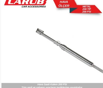 {Katagori} / LASTİK HAVA ÖLÇME CİHAZI METAL BÜYÜK 200PSİ 