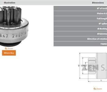 {DepartmanAdi} / MARŞ DİŞLİ 8D DELCO TİP VALEO TİP KİA RİO HYUNDAİ İ10 İ20 ACCENT ELANTRA ELENTRA Z1847 DE17860K {Ozet}
