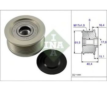 {DepartmanAdi} / KASNAK RULMANLI 6PK F554053 MAKO DOBLO 1.9 ALFA ROMEO STİLO OPEL SİGNUM VECTRA C ZAFİRA B COMBO {Ozet}