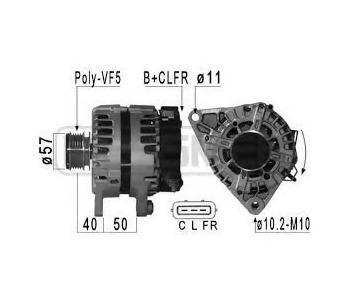 {DepartmanAdi} / ALTERNATÖR 12V 130A VALEO TİP C-L-FR HYUNDA ELENTRA KİA CRDI İ20 İX20 İX35 İ30  373002A850-2611067   {Ozet}