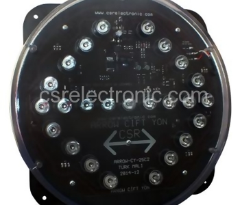 {DepartmanAdi} / LEDLİ YÖN LEVHASI YUVARLAK 30X30 CM                                   CSR-WLARROW-300 CSR-CY25-B2 {Ozet}