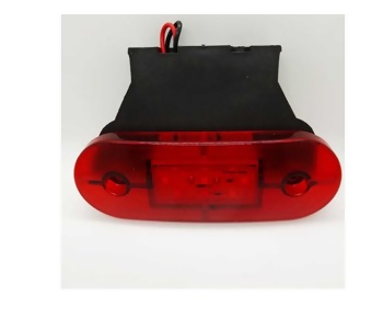 {Katagori} / SİDE MARKER LAMBA 9 LEDLİ KIRMIZI 24V BRAKETLİ 