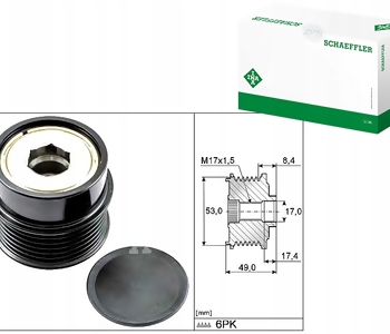 {Katagori} / KASNAK RULMANLI 6PK F354121 MİTSUBİSHİ CHERYSLER JEEP COMPASS PATRİOT AVENGER HOLDEN 