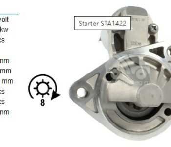 {DepartmanAdi} / MARŞ MOTORU 12V 8D MANDO TİP CHEVROLET MATİZ AVEO KALOS SPARK DAEWOO  S1144S {Ozet}