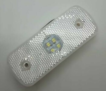 {Katagori} / SİDE MARKER LAMBA LEDLİ DÜZ BEYAZ 24V KABLOLU   BMC PRO CİTY  3036M002 SABA TİP 