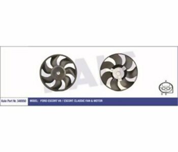KALE-346950 FAN MOTORU 12V FORD ESCORT FİESTA  