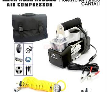 {Katagori} / HAVA KOMPRESÖRÜ 12V JUMBO ÇİFT PİSTON PROFESYONEL   