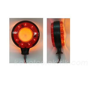 {DepartmanAdi} / TRAFİK LAMBA LEDLİ ÇİFT TARAFLI KIRMIZI BEYAZ {Ozet}