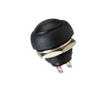 {DepartmanAdi} / KORNA BUTONU BASMALI BUTON 12MM SİYAH IC184  TRK5735 PBS33B {Ozet}