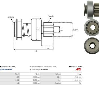 {DepartmanAdi} / MARŞ DİŞLİ 8D DELCO TİP VALEO TİP KİA RİO HYUNDAİ İ10 İ20 ACCENT SD1131P {Ozet}