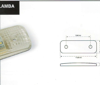 {Katagori} / SİDE MARKER 9 LEDLİ BEYAZ  BAD207B 0911LB 