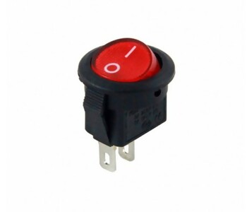 {Katagori} / AÇ KAPA ANAHTAR YUVARLAK MİNİ IŞIKLI KIRMIZI 220V   IC134D TRK5646  