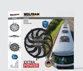 {DepartmanAdi} / FAN MOTORU 12V 12 İNÇ EMİCİ YASSI KANAT S KANAT     5702112120005-5 702 112 120 005  74315034   120W {Ozet}