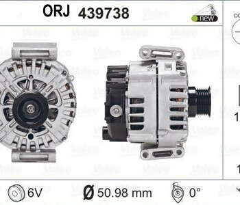 {Katagori} / ALTERNATÖR 12V 180A VALEO TİP LIN--MERCEDES VİTO SPRİNTER C180 FG18S077 A0009067900 439738 440328 