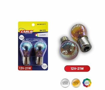 {Katagori} / 12V 93 AMPUL 21W SARI   DÜZ TIRNAK DİADEM KROM KAPLAMA COLORMATİK  
