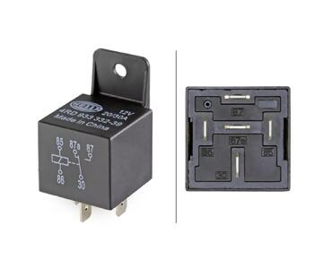 {Katagori} / ROLE 12V 30A 5 FİŞLİ 87A ÇİFT PLATİNLİ                              4RD933520081 HELLA 