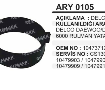{Katagori} / RULMAN YUVASI 6000 RULMANLI DELCO TİP ARY0105 DAEWOO DOOSAN    
