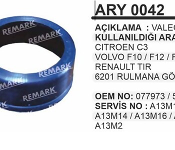 {Katagori} / RULMAN YUVASI 6201 RULMANLI VALEO TİP ARY0042 AL592 077973 592785   