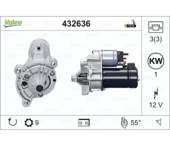 {Katagori} / MARŞ MOTORU 12V 9D 1.1KW VALEO TİP PEUGEOT PJ205 PJ306 PJ406 PJ PARTNER CİTROEN SAĞ AÇIK 