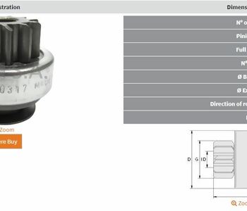 {Katagori} / MARŞ DİŞLİ 11D VALEO TİP HYUNDAİ H100 H1 KİA BONGO K2.5 K2500 CRDI   Z1872   BK433 SD3171S  