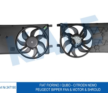 KALE-347190 FAN MOTORU 12V FİORİNO 1.3 FİAT 