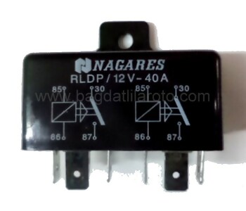 {DepartmanAdi} / ROLE 12V 40A ÇİFTLİ FAR ROLESİ  RLDP/12     RLDP 12  RLDP12  MAHLE {Ozet}