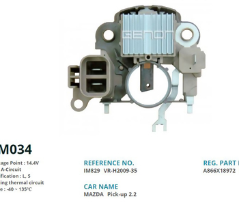 {Katagori} / KONJEKTÖR 12V MİTSUBİSHİ TİP L-S  MAZDA      VRH200935 IM829 YR     GNRM034   M35 