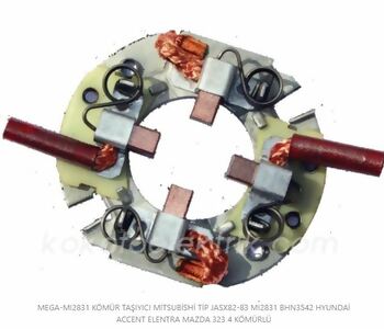 {DepartmanAdi} / KÖMÜR TAŞIYICI MİTSUBİSHİ TİP JASX82-83 MI2831 BHN3542 HYUNDAİ ACCENT ELENTRA MAZDA 323 4 KÖMÜRLÜ {Ozet}