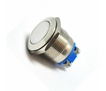 {DepartmanAdi} / KORNA BUTONU BASMALI BUTON 19MM NİKELAJLI METAL VİDALI DÜZ BUTON E98 TRK5749 1NO {Ozet}