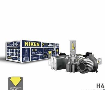 {DepartmanAdi} / LED 12V H4 AMPUL 6000K LED BEYAZ ARKASI FANSIZ COB LED NOVA SOFT  {Ozet}