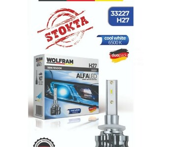 {Katagori} / LED 12V H27 AMPUL 6000K LED BEYAZ ARKASI FANSIZ ALFA LED DORA LED 