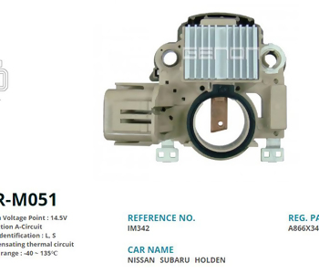 {Katagori} / KONJEKTÖR 12V MİTSUBİSHİ TİP S-L NİSSAN SUBARU İMPREZA IM342 VRH2009115 