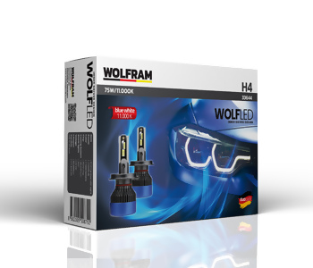 {Katagori} / LED 12V H4 AMPUL 12000K LED BEYAZ ARKASI FANLI GERÇEK CREE GERÇEK LED WOLFLED  