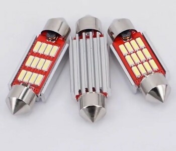 {Katagori} / LED 12V SOFİT AMPUL CW5 36MM ORTA BEYAZ 12 LEDLİ CANBUS  AD XFORCE LED  GLR18053  GLR18085 