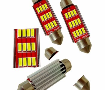 {Katagori} / LED 12V SOFİT AMPUL CW5 41MM UZUN BEYAZ 12 LEDLİ CANBUS  AD XFORCE LED 