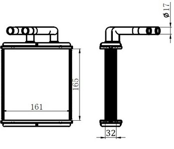 {DepartmanAdi} / KALORİFER RADYATÖRÜ 165*161*26 ISUZU NKR NPR OTOBÜS ALİMİNYUM  {Ozet}