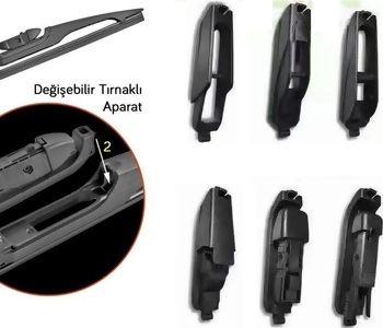 {Katagori} / SİLECEK SİLGİ SÜPÜRGESİ 23CM--9--ARKA 10 APARATLI MULTİ FİT 