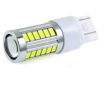 {DepartmanAdi} / LED 12V DİPSİZ 1016 AMPUL T20 BEYAZ     33 LEDLİ MERCEKLİ AD {Ozet}