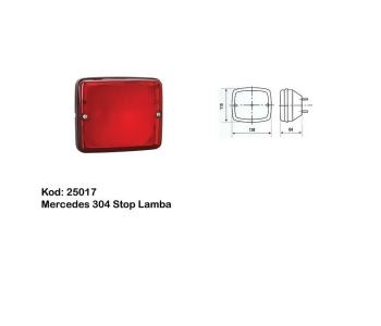 {DepartmanAdi} / STOP LAMBA MERCEDES 304 403 M23 KARE SARI    {Ozet}