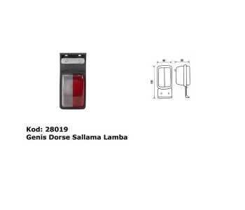 {DepartmanAdi} / YAN SALLAMA LAMBA KIRMIZI BEYAZ  ASFAR   SABA 3006-M003 İLE {Ozet}