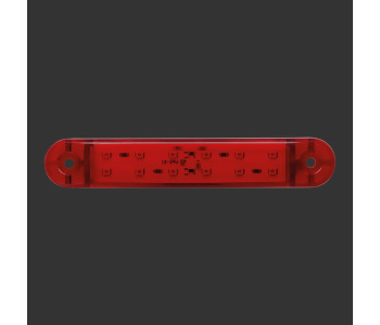 {Katagori} / PARMAK LAMBA 12 LEDLİ OVAL KIRMIZI 