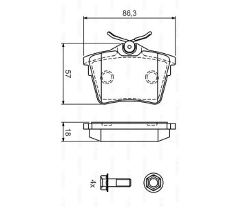 {DepartmanAdi} / FREN BALATASI TK.ARKA PEUGEOT 407 {Ozet}