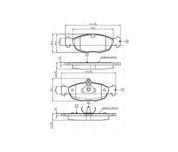 {Katagori} / FREN BALATASI TK.ÖN OPEL VECTRA ASTRA  BOSCH 