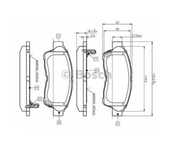 {DepartmanAdi} / FREN BALATASI TK.ÖN TOYOTA COROLLA CARİNA AE101  {Ozet}