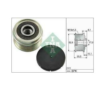 {Katagori} / KASNAK RULMANLI 6PK F233525 F583944 BOSCH MERCEDES SPRİNTER VİTO 150A PORSCHE 911 CAYMAN 