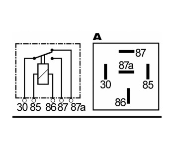 {DepartmanAdi} / ROLE 12V 30A 4 FİŞLİ   30-85 TERS  0332204402 0986AH0622 {Ozet}