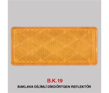 {Katagori} / REFLEKTÖR DİKDÖRTGEN KÜÇÜK BAKLAVA DİLİMLİ 